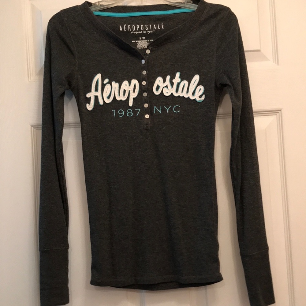 Aeropostale long sleeve stretch shirt